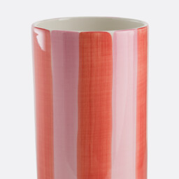 Jaoma Striped Ceramic Vase Height 18cm - thumbnail 2