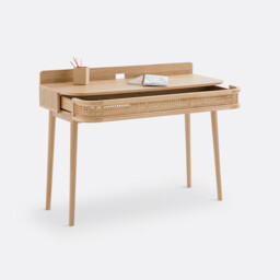 Laora Canework Desk with Drawer - thumbnail 4