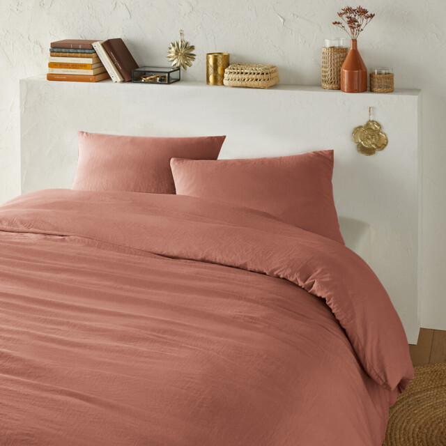 Washed Recycled Polyester Microfibre Bed Set - image 1