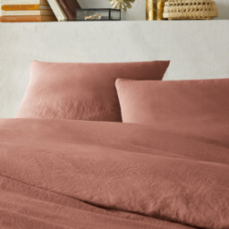 Washed Recycled Polyester Microfibre Bed Set - thumbnail 2