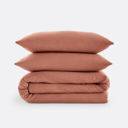 Washed Recycled Polyester Microfibre Bed Set - thumbnail 4
