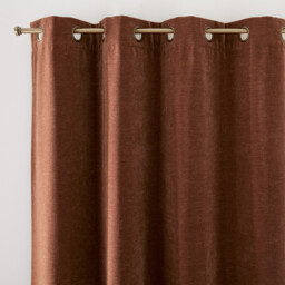 Calda Curtain in Velvet Look Chenille with Eyelets