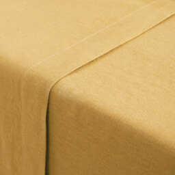 Linot Plain 100% Washed Linen Flat Sheet - thumbnail 2
