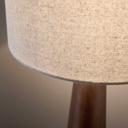 Nestwood Lamp in Walnut-Stained Oak and Linen - thumbnail 3