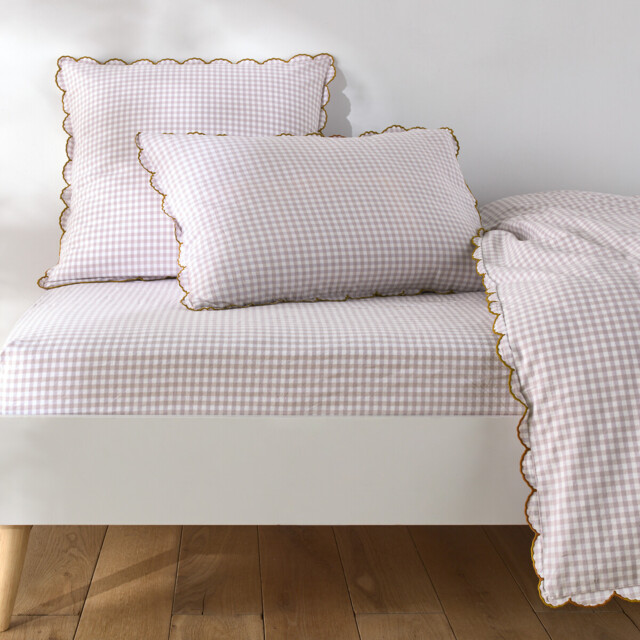 Lilou Cotton Fitted Sheet For Mattress Height 25cm - image 1