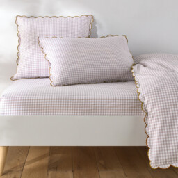 Lilou Cotton Fitted Sheet For Mattress Height 25cm - thumbnail 1
