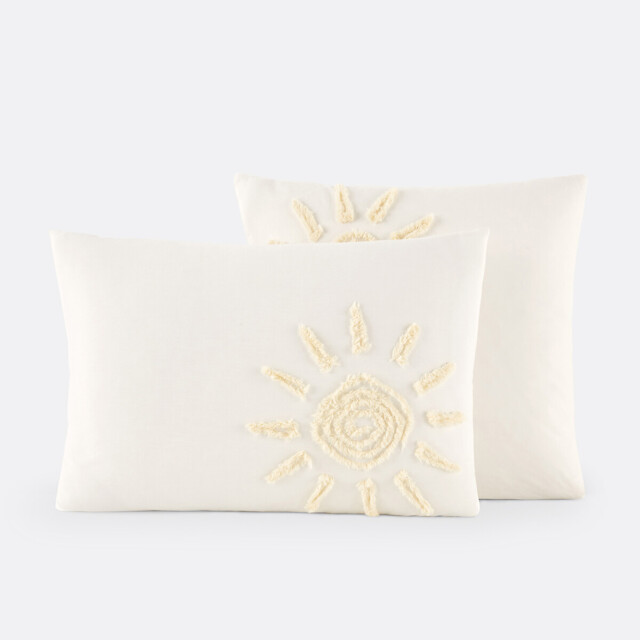 Melenaos Tufted Cotton Pillowcase - image 1