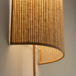 Jakoma Wall Light in Pleated Linen H25cm - thumbnail 3