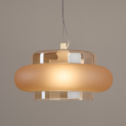 Triana 40cm Diameter Coloured Glass Ceiling Light - thumbnail 3