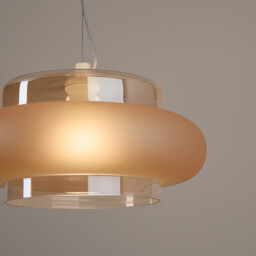 Triana 40cm Diameter Coloured Glass Ceiling Light - thumbnail 4