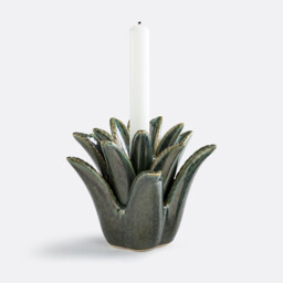Tropia Ceramic Palm Candle Holder, Height 14.3cm - thumbnail 4