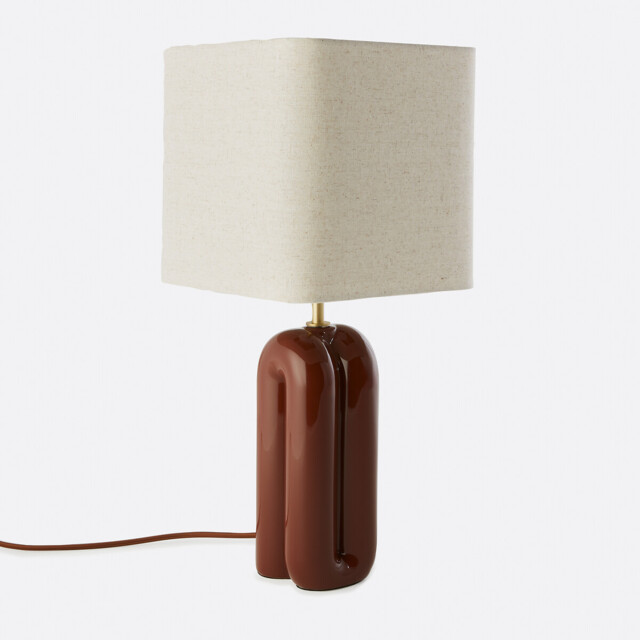 Malo Ceramic & Linen Table Lamp - image 1