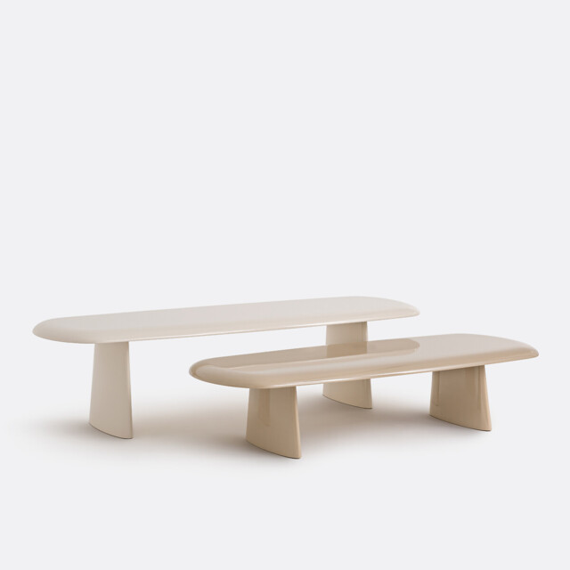 Semi-Nested Coffee Tables, Set of 2, Jaya - image 1