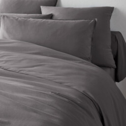 Scenario Plain Organic Cotton Percale Bolster Pillowcase - thumbnail 2