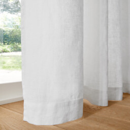 Elba Linen Light-Filtering Curtain with Pencil Pleat Or Wave - thumbnail 3