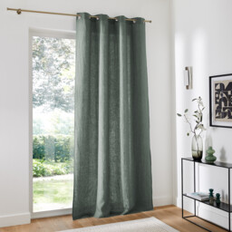 Onega Washed Linen Curtain with Eyelets - thumbnail 2