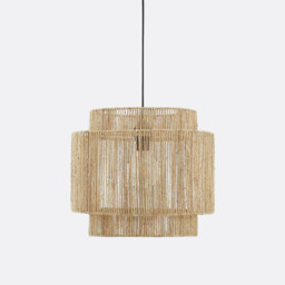 Yaku Double Layer Hemp Ceiling Light, Diameter 40cm