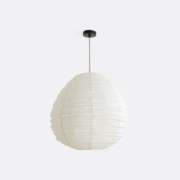Robia 55cm Diameter Jute Canvas Globe Ceiling Light