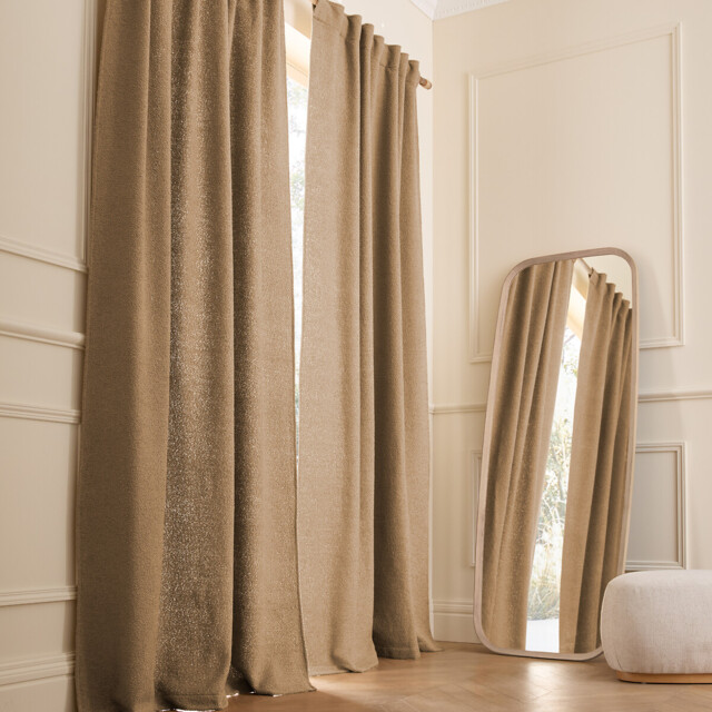 Belvini Curtain in Fleece with Hidden Tabs - image 1