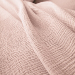 Kumla Plain Cotton Muslin Duvet Cover - thumbnail 4