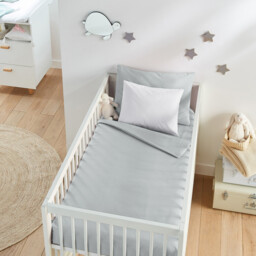 Scenario Cot Fitted Sheet in Plain Cotton - thumbnail 2