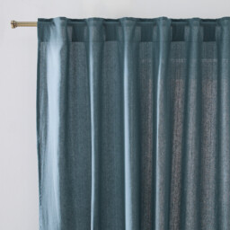 Onega Concealed Tab Top Curtain in Washed Linen - thumbnail 1