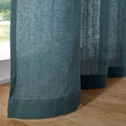 Onega Concealed Tab Top Curtain in Washed Linen - thumbnail 3