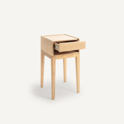 Nizou Bedside Table in Solid Oak and Veneer, Designed By Emmanuel Gallina - thumbnail 3