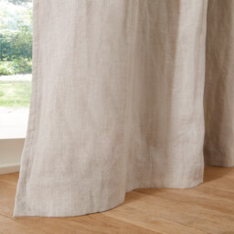Onega Washed Linen Blackout Curtain with Eyelets - thumbnail 3