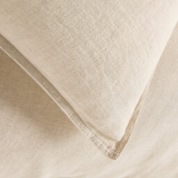 Marnie Plain Pillowcase in Washed Cotton/Linen - thumbnail 4