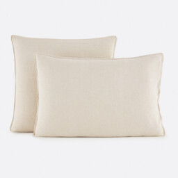 Marnie Plain Pillowcase in Washed Cotton/Linen - thumbnail 1