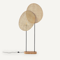 Canopée Rattan Floor Lamp, Designed By Emmanuel Gallina - thumbnail 1