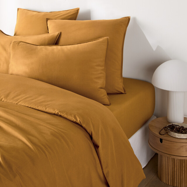 Scenario Plain 100% Washed Cotton Duvet Cover - image 1