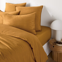 Scenario Plain 100% Washed Cotton Duvet Cover - thumbnail 1