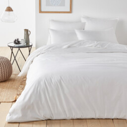 Scenario Plain Organic Cotton Percale Bolster Pillowcase - thumbnail 2