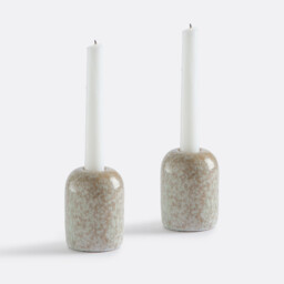 Reactive Enamel Candle Holders, Set of 2, Alta - thumbnail 3