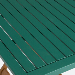 Dudena Acacia 2-Seater Folding Garden Set, Square Table and 2 Chairs - thumbnail 4
