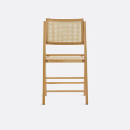 Rivia Folding Chair in Beech and Cane - thumbnail 2