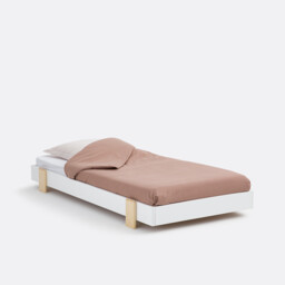 Pyla Solid Pine Stackable Bed with Bed Base - thumbnail 1