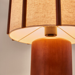 Vintela Rubber/Linen Table Lamp - thumbnail 4