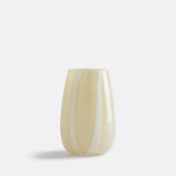 Malco Glass Vase with Stripes
