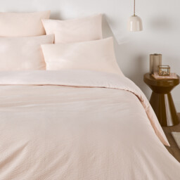 Seersucker Washed Cotton Duvet Cover - thumbnail 2