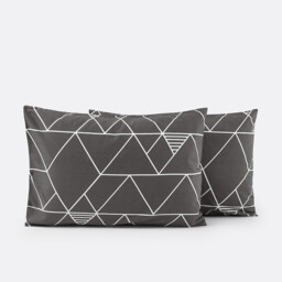 Odin Geometric Cotton Pillowcase - thumbnail 3