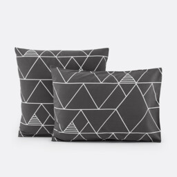 Odin Geometric Cotton Pillowcase - thumbnail 1