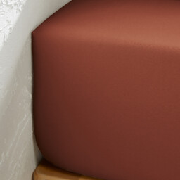 Victor Plain Washed Cotton Satin 300 Thread Count Fitted Sheet - thumbnail 2