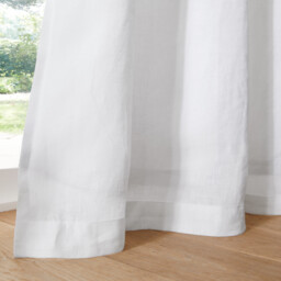 Onega Washed Linen Blackout Curtain with Eyelets - thumbnail 3