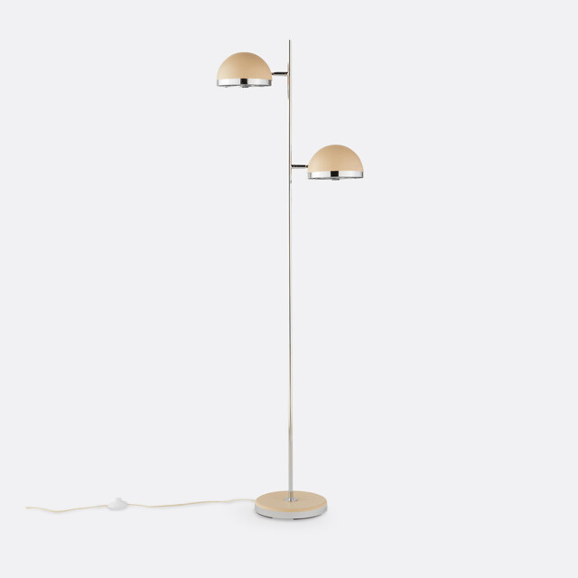 Vanyta Coloured Iron and Chrome Metal Floor Lamp - image 1