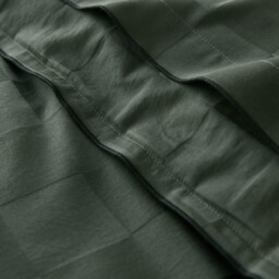 Victor Checkerboard Washed Cotton Satin Duvet Cover - thumbnail 4