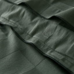 Victor Checkerboard Washed Cotton Satin Duvet Cover - thumbnail 3