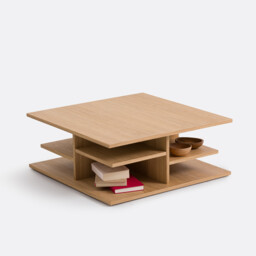 Abac Oak Veneered Coffee Table - thumbnail 4